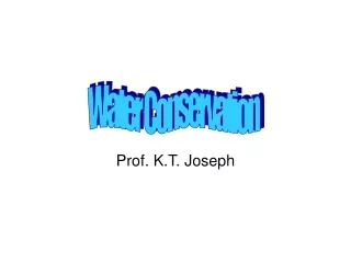 Prof. K.T. Joseph