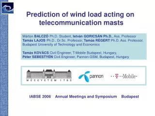 Prediction of wind load acting on  telecommunication masts
