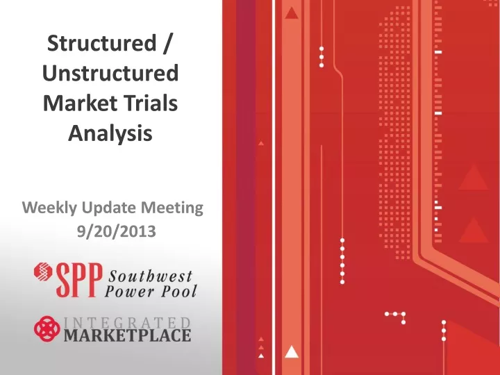 structured unstructured market trials analysis