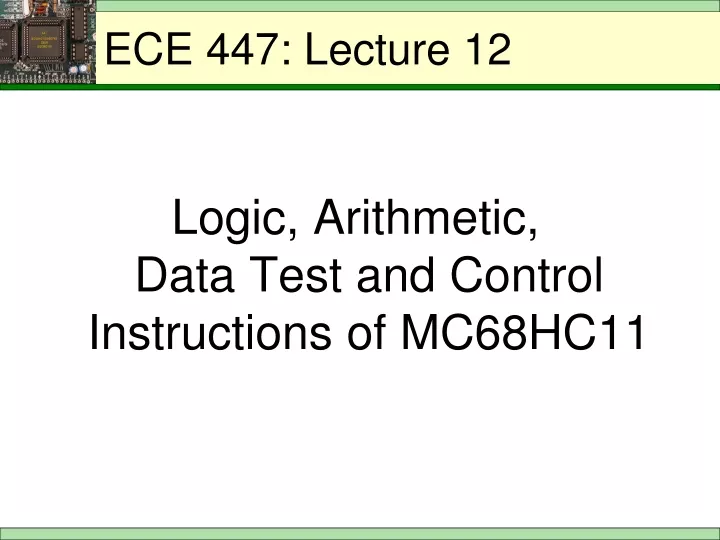 ece 447 lecture 12