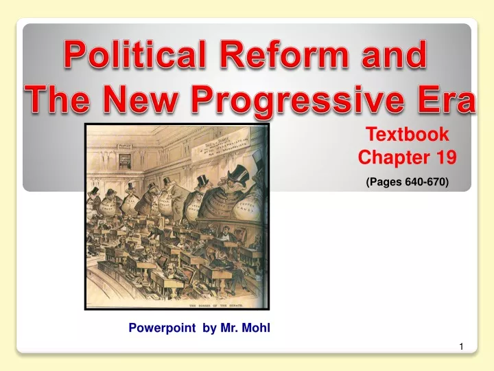 political reform and the new progressive era