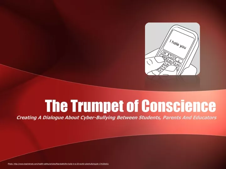 the trumpet of conscience