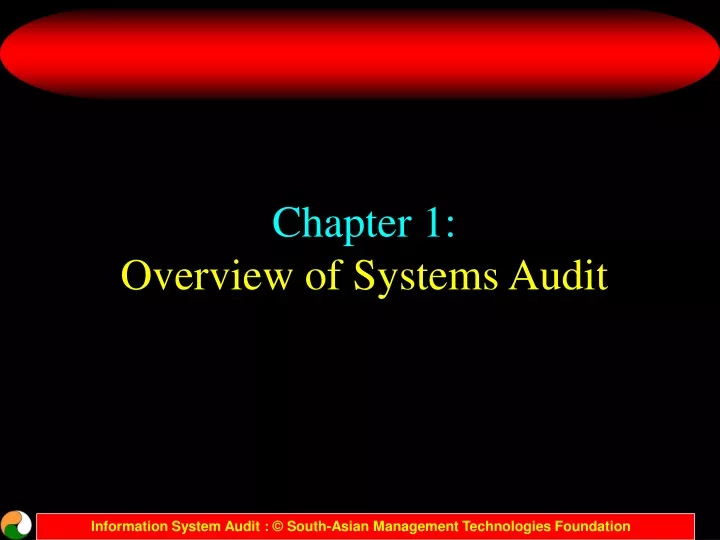 chapter 1 overview of systems audit