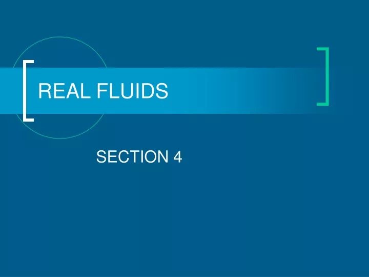 real fluids
