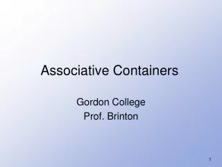 Gordon College Prof. Brinton