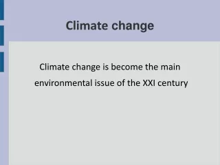 Climate  change