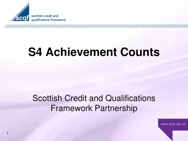 s4 achievement counts