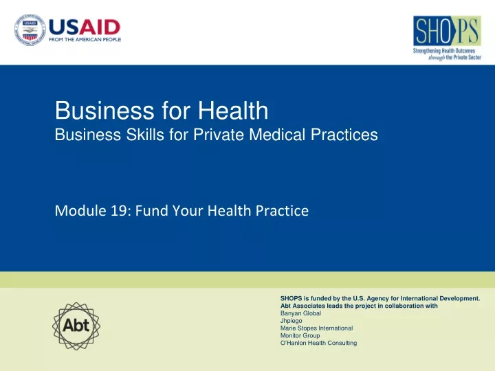 business for health business skills for private medical practices