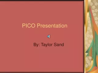 PICO Presentation