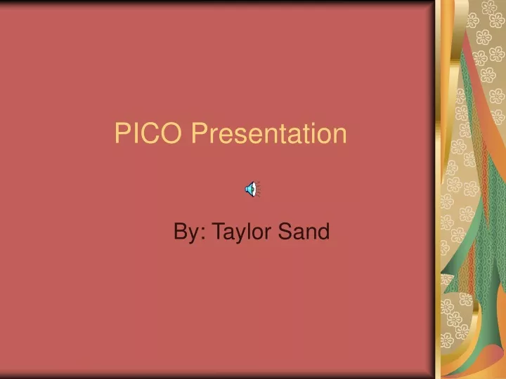 pico presentation