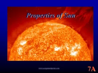 Properties of Sun