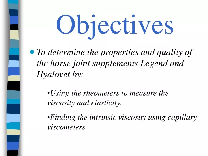 objectives