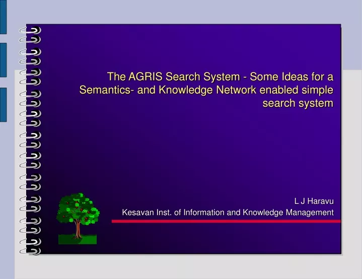 the agris search system some ideas