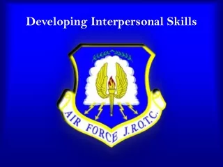 Developing Interpersonal Skills