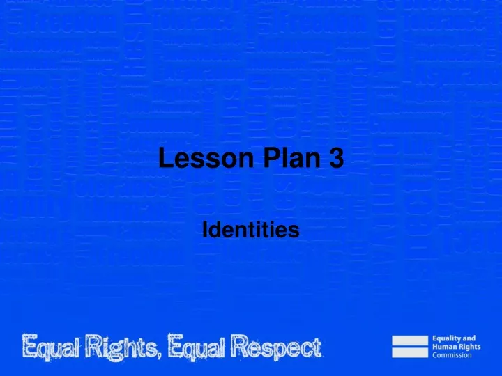 lesson plan 3