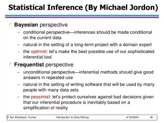 Statistical Inference (By Michael Jordon)