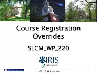 Course Registration Overrides