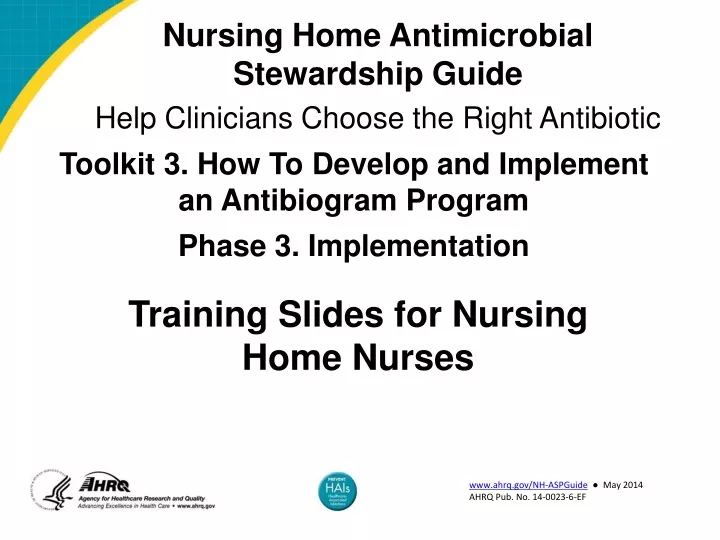 toolkit 3 how to develop and implement an antibiogram program phase 3 implementation