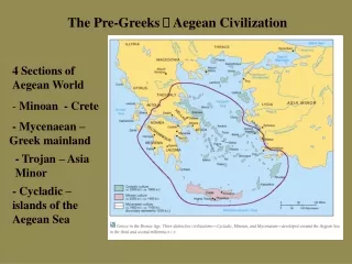 The Pre-Greeks   Aegean Civilization