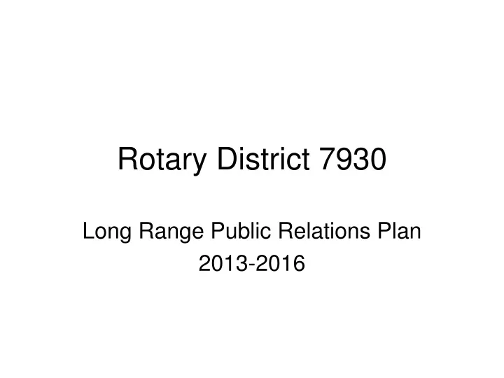 rotary district 7930