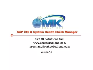 OMKAR Solutions Inc. omksolutions prashant@omksolutions