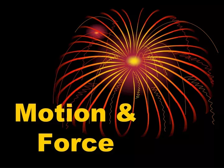 motion force