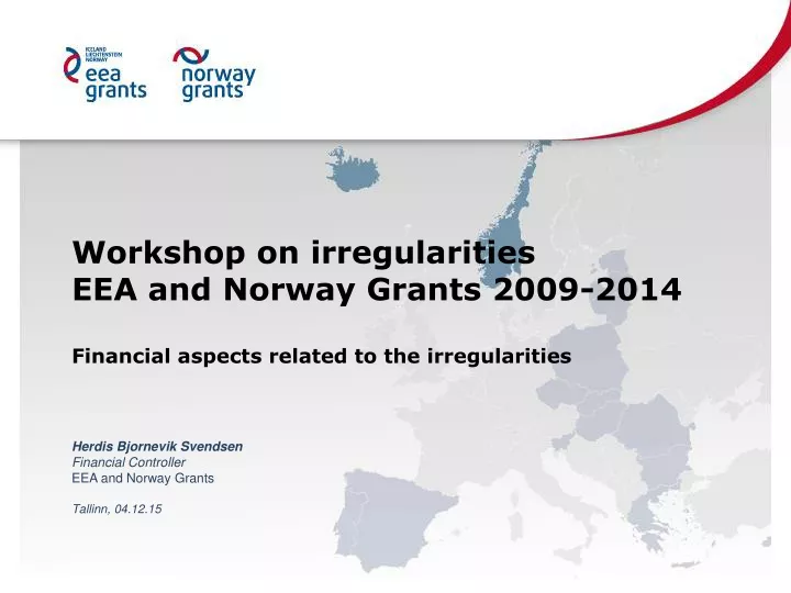 workshop on irregularities eea and norway grants
