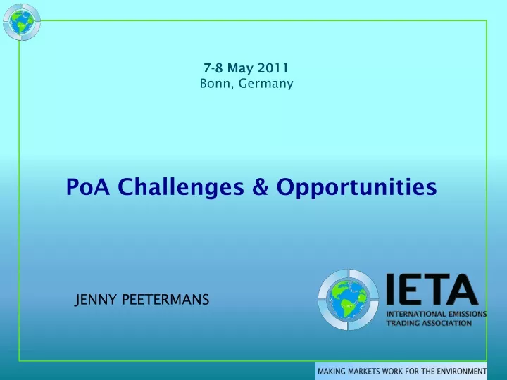 poa challenges opportunities