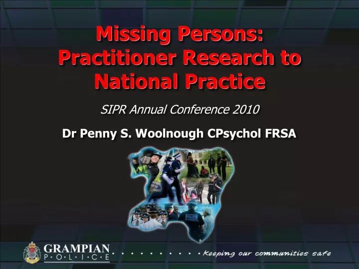 missing persons practitioner research to national