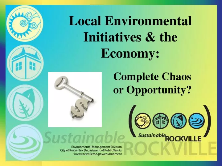 local environmental initiatives the economy