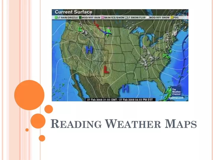 reading weather maps