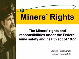 Miners’ Rights