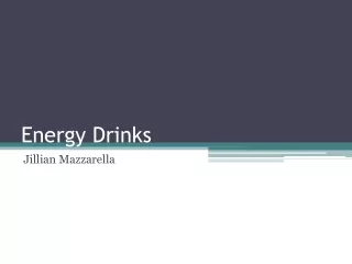 energy drinks