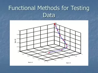 Functional Methods for Testing Data
