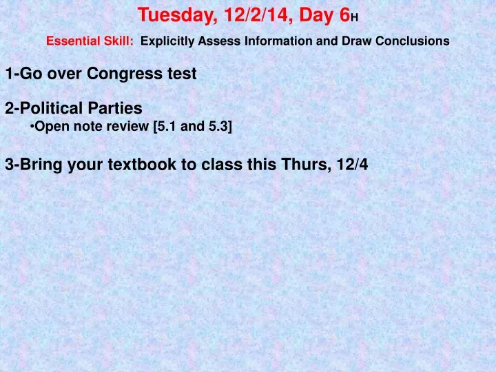 tuesday 12 2 14 day 6 h essential skill