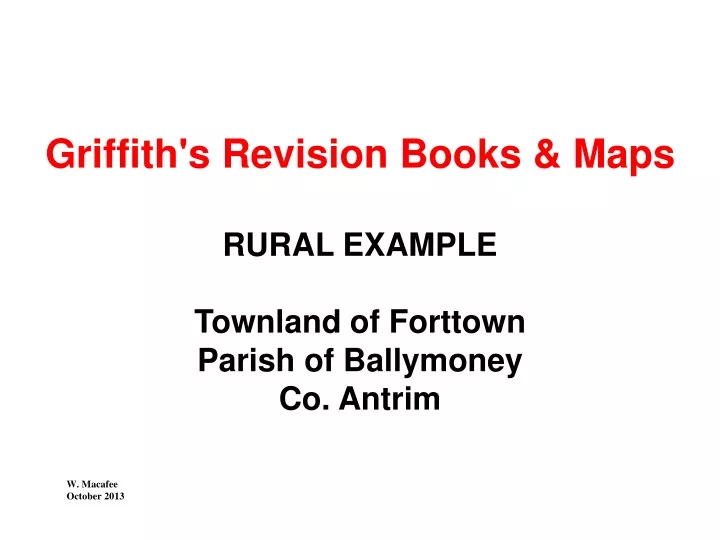 griffith s revision books maps rural example