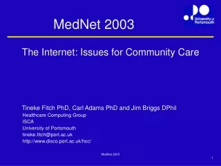 MedNet 2003