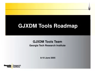 GJXDM Tools Roadmap