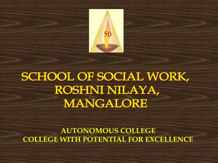 autonomous college college with potential for excellence