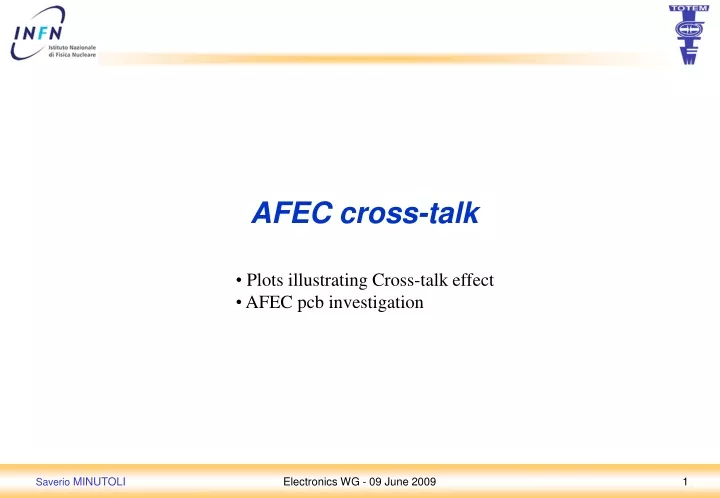 afec cross talk
