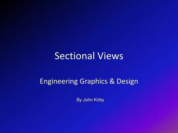 sectional views