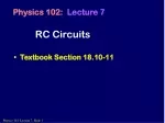 RC Circuits - slide 1