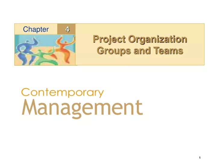 project organization groups and teams