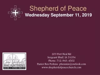 Shepherd of Peace