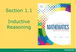 Section 1.1 Inductive Reasoning