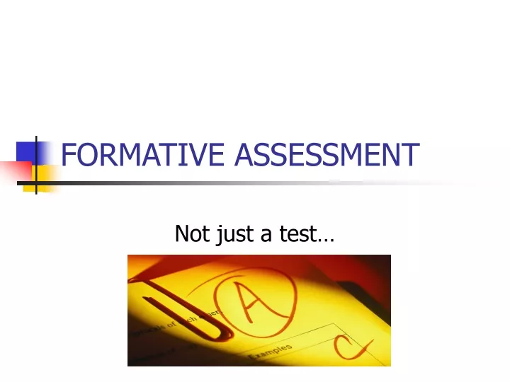 formative assessment