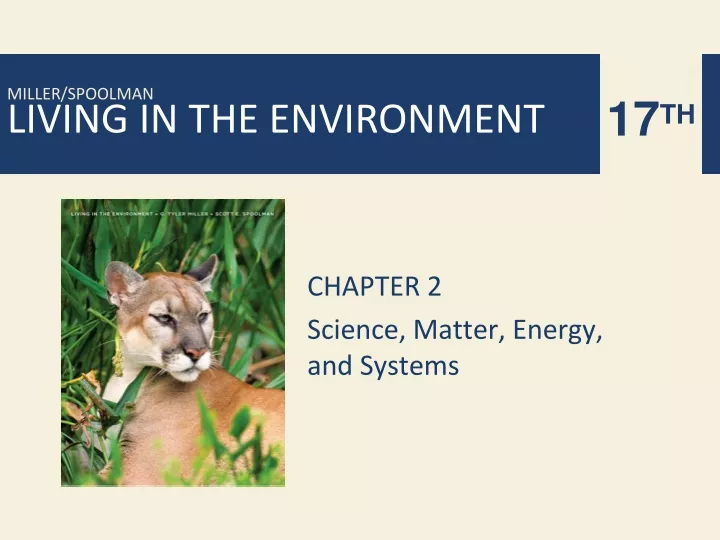 chapter 2 science matter energy and systems