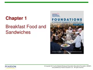 Chapter 1 Breakfast Food and Sandwiches
