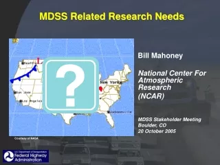 MDSS Related Research Needs