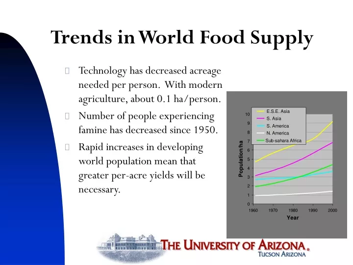 trends in world food supply